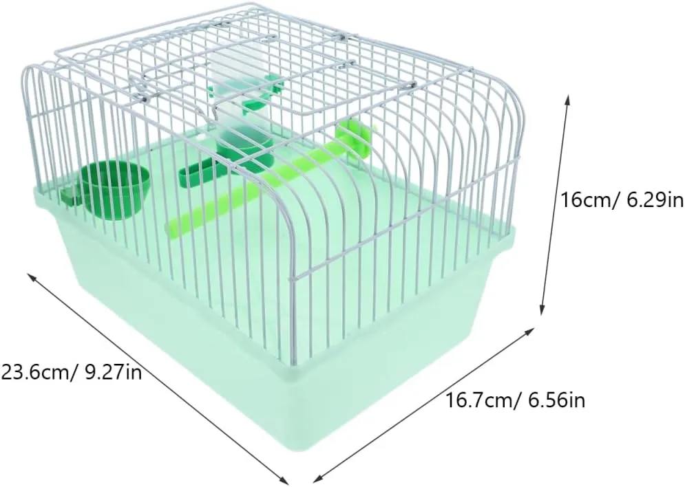 Vanzack Portable Parrot & Bird Carrier - Travel Cage for Parakeets, Cockatiels & Small Birds - Abs Light Green