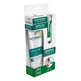 Vets Best Dental Care Kit For Dogs - Brush & Gel