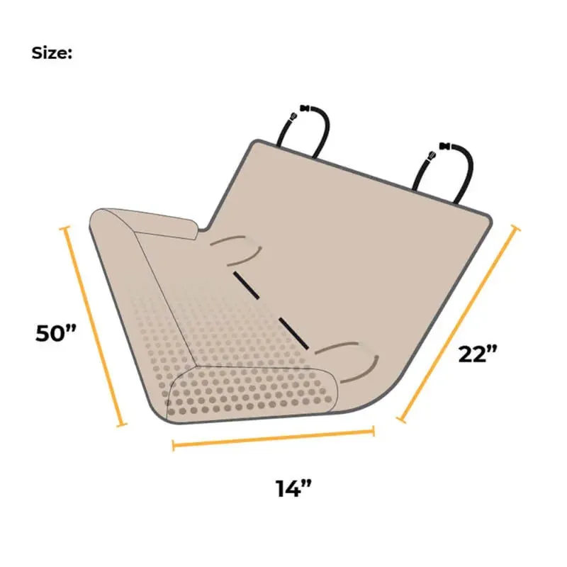 Waterproof Double Seat Pet Car Cover