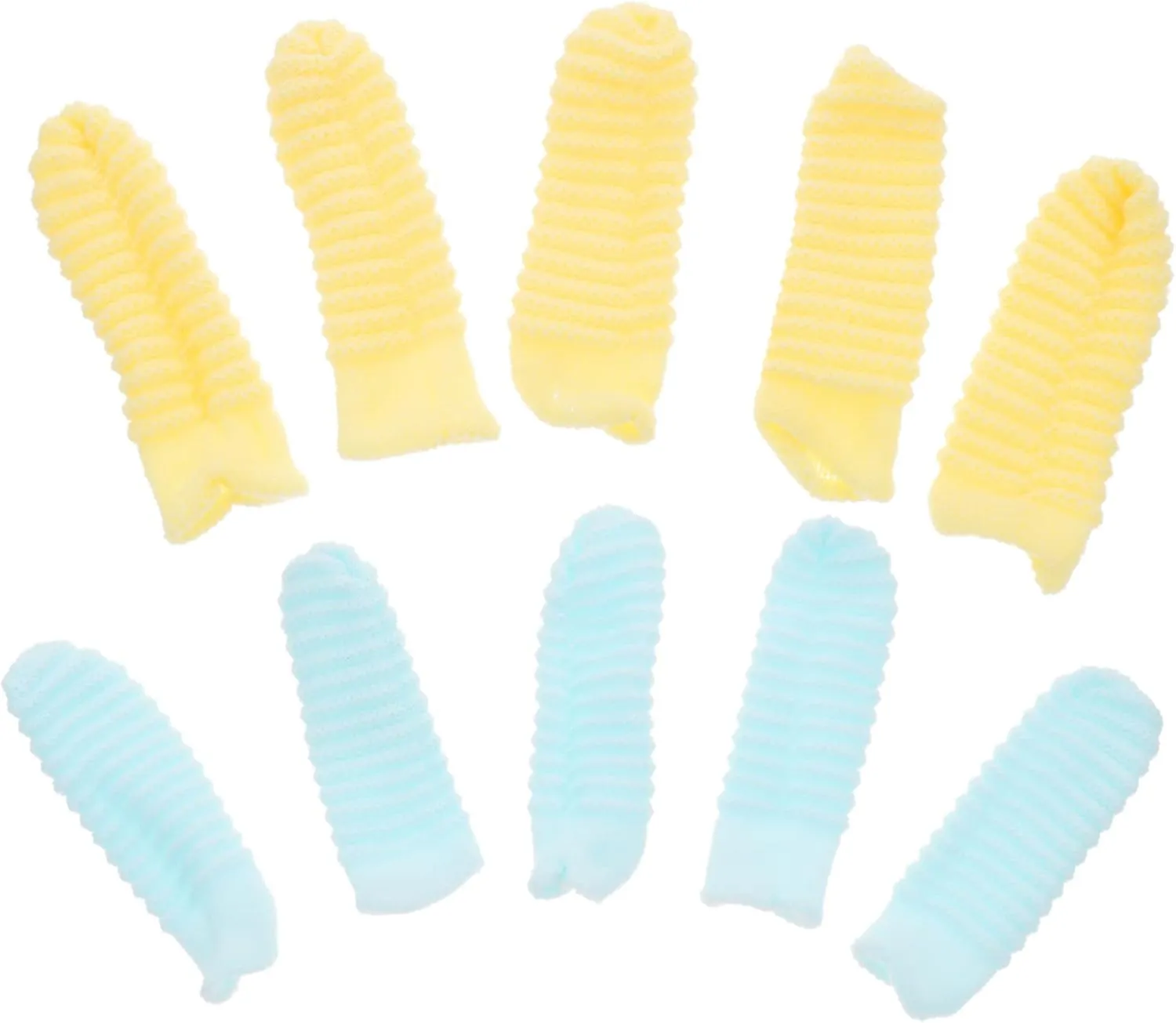 YARNOW Dog Toothbrush Set 10pcs Finger Toothbrushes for Dogs and Cats Gentle Care Tartar Control